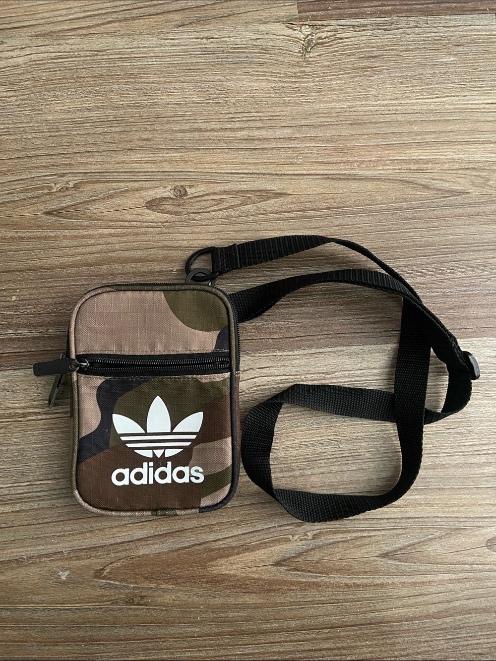 adidas Camo Belt Bag with Black Strap